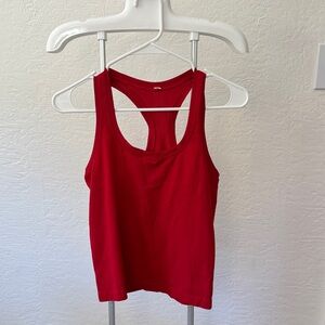 Lululemon Athletica Vibrant Red Racerback Tank